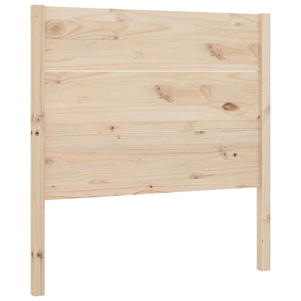 vidaXL Headboard 106x4x100 cm Solid Wood Pine