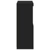vidaXL Sideboard with LED Lights Black 60.5x37x100 cm