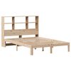 vidaXL Bookcase Bed without Mattress 120x200cm Solid Wood Pine