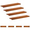vidaXL Stair Tread 8 pcs 120 x 25 x 2 cm Brown Solid Oak Wood
