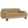 vidaXL Kids Sofa Brown 70x45x30 cm Velvet
