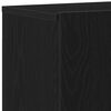 vidaXL TV Cabinet Black Oak 60x30x41 cm Engineered Wood