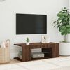 vidaXL TV Cabinet with LED Lights Brown Oak 90x39x30 cm