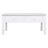 vidaXL Coffee Table White 100x50x45 cm Wood