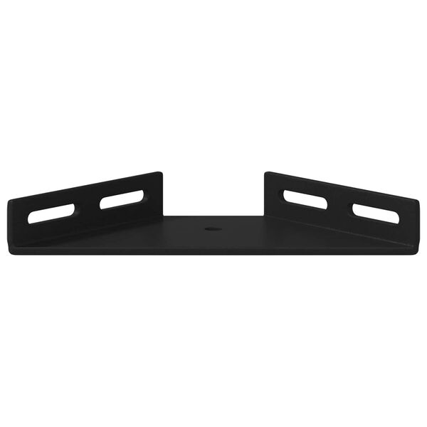vidaXL Corner Bracket 12 pcs Black 138.5 x 50.5 x 16 mm Iron