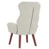 vidaXL Armchair Cream 69 x 74 x 93 cm Velvet