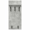 vidaXL Wall-Mounted Coat Rack with Shelf Concrete Grey 40 x 10 x 90 cm