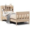vidaXL Bed Frame without Mattress 100x200 cm Solid Wood Pine