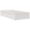 vidaXL Bookcase Bed without Mattress White 90x200cm Solid Wood Pine
