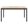 vidaXL Dining Table Natural 140 x 80 x 75 cm Solid Pine Wood