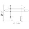 FLAMINGO 2 Bar Car Dog Safety Grid with 2 Options Sima Black