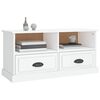 vidaXL TV Cabinet High Gloss White 93x35.5x45 cm Engineered Wood