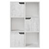 vidaXL Bookshelf Concrete 60x27.5x88 cm Engineered Wood