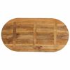 vidaXL Table Top 140x60x2.5 cm Oval Solid Wood Mango
