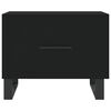 vidaXL Coffee Table Black 50x50x40 cm Engineered Wood
