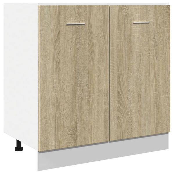 vidaXL Bottom Cabinet Lyon Sonoma Oak 80x46x81.5 cm Engineered Wood