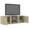 vidaXL TV Cabinet Sonoma Oak 120x34x37 cm Engineered Wood