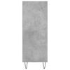 vidaXL Bookcase Concrete Grey 69.5x32.5x90 cm Engineered Wood