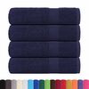 vidaXL Shower Towels "FROGN" 4 pcs Navy Blue 70x140 cm 360 gsm