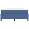 vidaXL Bed Frame with Mattress Blue 140 x 190 cm Fabric