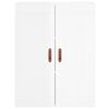 vidaXL Wall Mounted Cabinets 2 pcs High Gloss White Engineered Wood