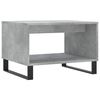 vidaXL Coffee Table Concrete Grey 60x50x40 cm Engineered Wood