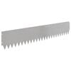 vidaXL Lawn Edging 20 pcs 103 x 20 cm Steel Silver