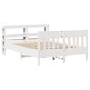 vidaXL Bed Frame without Mattress White 160x200 cm Solid Wood Pine