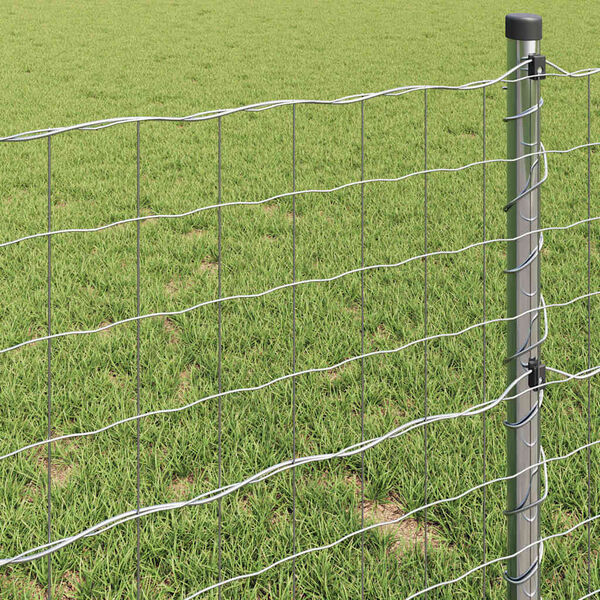 vidaXL Euro Fence 0.4 x 25 m PVC-coated iron
