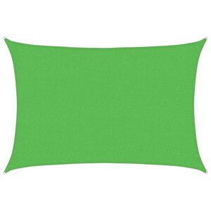 vidaXL Sunshade Sail 160 g/m&sup2; Light Green 2x3 m HDPE