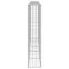 vidaXL Gabion Wall with Covers Galvanised Steel 300x30x150 cm