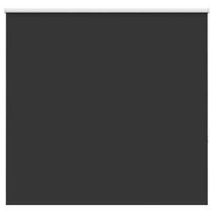vidaXL Roller Blind Blackout Black 145x175 cm Fabric Width 141.6 cm Polyester
