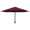 vidaXL Garden Parasol Manual Bordeaux Red 248 x 248 x 148 cm