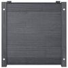 vidaXL Garden Planter Grey 50x50x50 cm Solid Pinewood