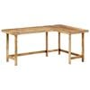 vidaXL Desk 165x110x75 cm Solid Wood Mango