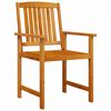 vidaXL Garden Dining Set 7 pcs Brown Solid Acacia Wood
