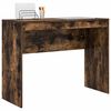 vidaXL Desk Smoked Oak 100 x 40 x 76 cm