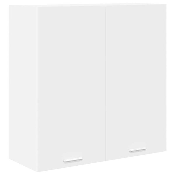 vidaXL Hanging Cabinet with Door White 80 x 31 x 80 cm Engineered Wood