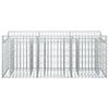 vidaXL Gabion Raised Bed Silver 150 x 50 x 60 cm Galvanised Steel