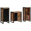 vidaXL Bathroom Furniture Set 3 pcs Multicolour and Black