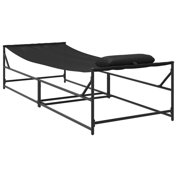 vidaXL Sunbed Anthracite 200 x 74 x 73 cm Textilene and Steel