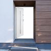 vidaXL Front Door White 110x207.5 cm Aluminium