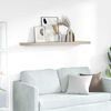 vidaXL Floating Wall Shelf Oak 120x23.5x3.8 cm MDF