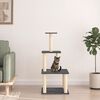 vidaXL Cat Tree with Sisal Scratching Posts Dark Grey 111 cm