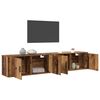 vidaXL Wall-mounted TV Cabinet Set 2 pcs Old Wood 100 x 34.5 x 40 cm