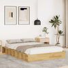 vidaXL Bed Frame without Mattress 120x200 cm Solid Wood Oak