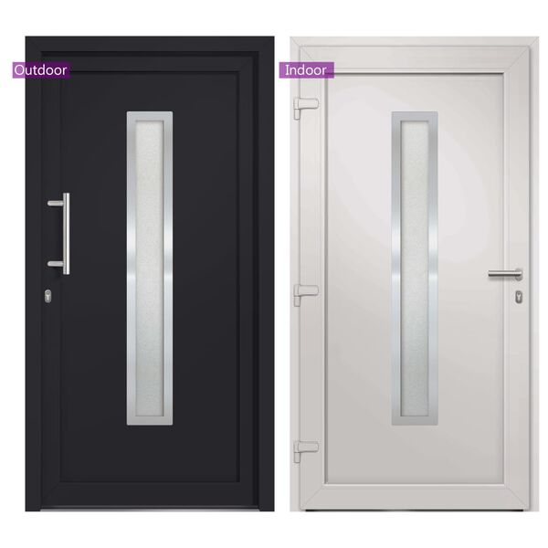 vidaXL Front Door Anthracite 88x200 cm