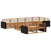 vidaXL Outdoor Sofa Set 9 pcs