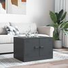 vidaXL Coffee Table Anthracite 67x50x44 cm Steel