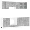 vidaXL Kitchen Cabinet Set Lyon 8 pcs 240 x 46 x 81.5 cm